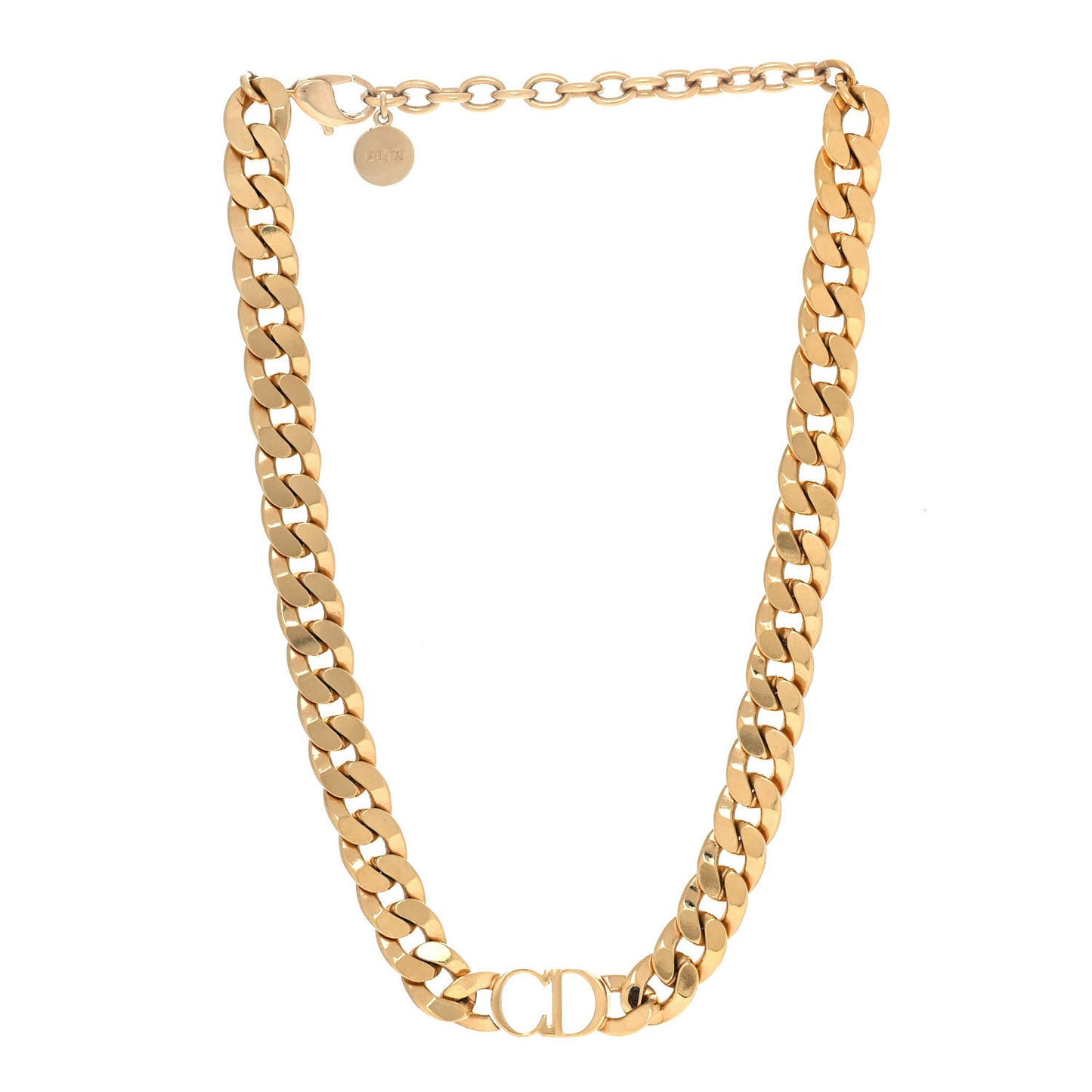 Metal Danseuse Etoile Chain Choker Necklace Gold