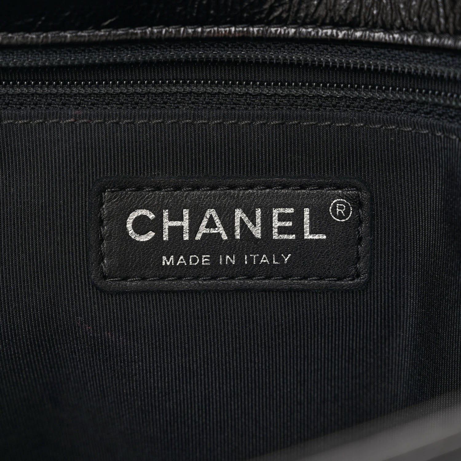 Chanel Shiny Goatskin Quilted Flap Black 6 of 10