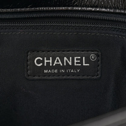 Chanel Shiny Goatskin Quilted Flap Black 6 of 10