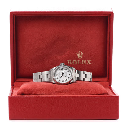 Rolex Stainless Steel 26mm Oyster Perpetual Date Watch White Roman 79190 6 of 6