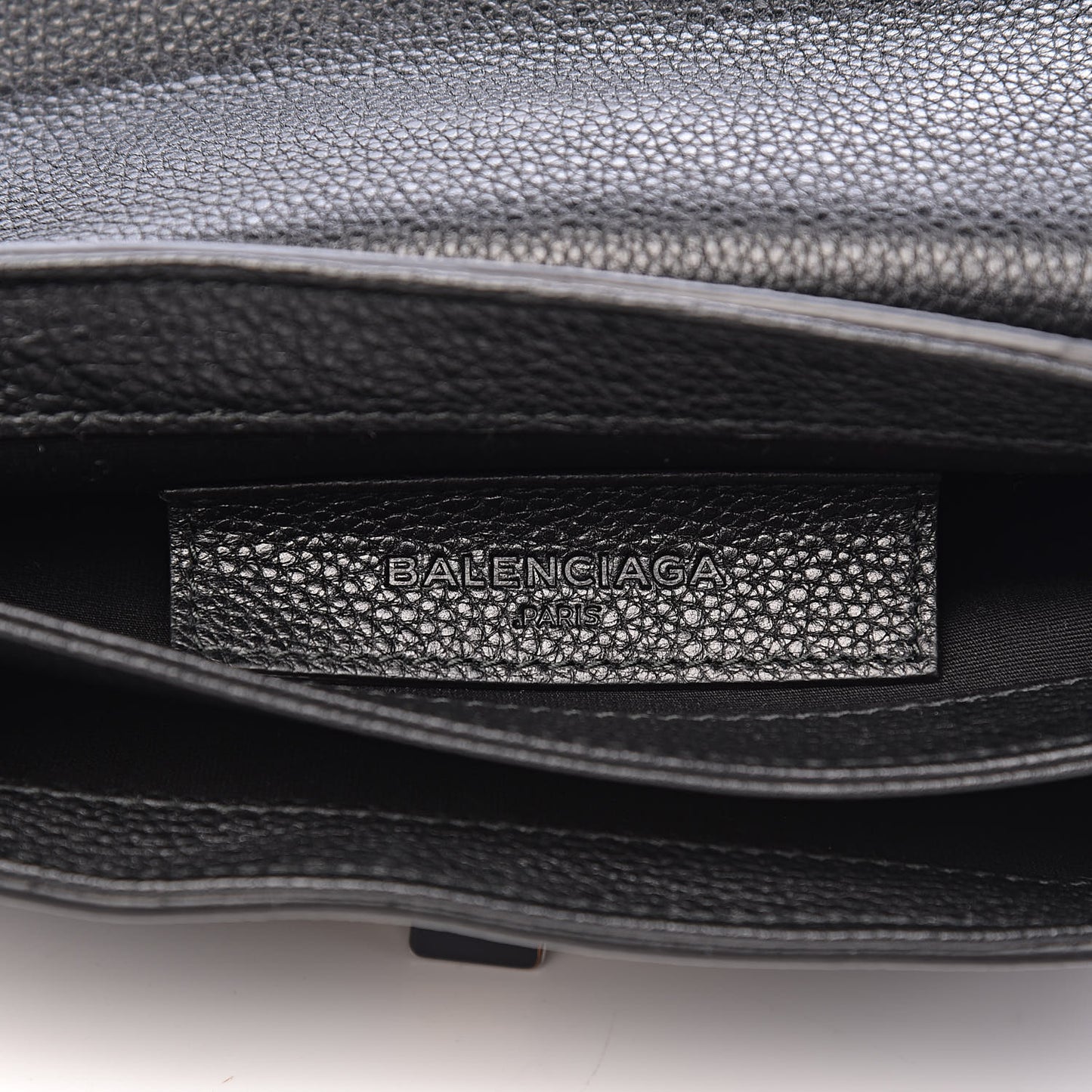 Grained Calfskin Le Dix Nano Soft Cartable Black