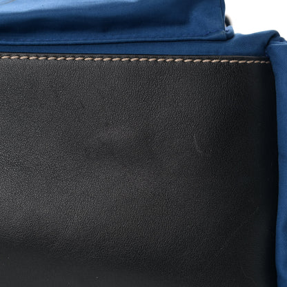 Burberry Nylon Logo Print Large Rucksack Backpack Bright Blue 13 of 14