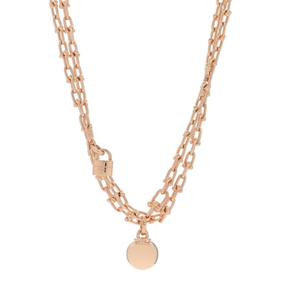 Tiffany 18K Rose Gold HardWear Wrap Necklace 1 of 4