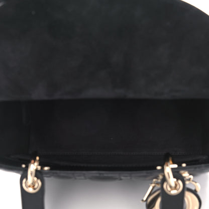 Christian Dior Lambskin Cannage Medium Lady Dior Black 5 of 14