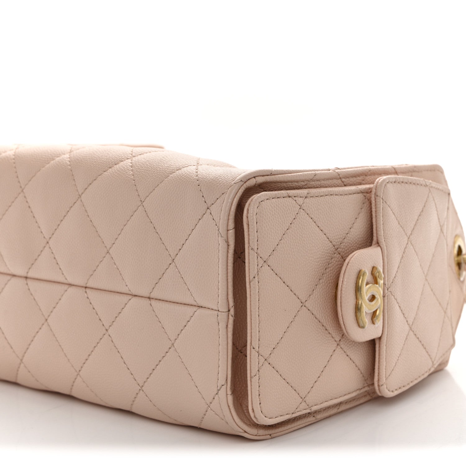Chanel Caviar Quilted Mini Chanel 25 Handbag Light Pink 10 of 10