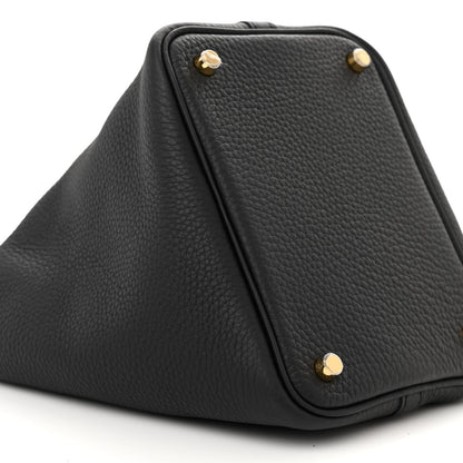 Hermes Taurillon Clemence Picotin Lock 18 PM Black 9 of 11