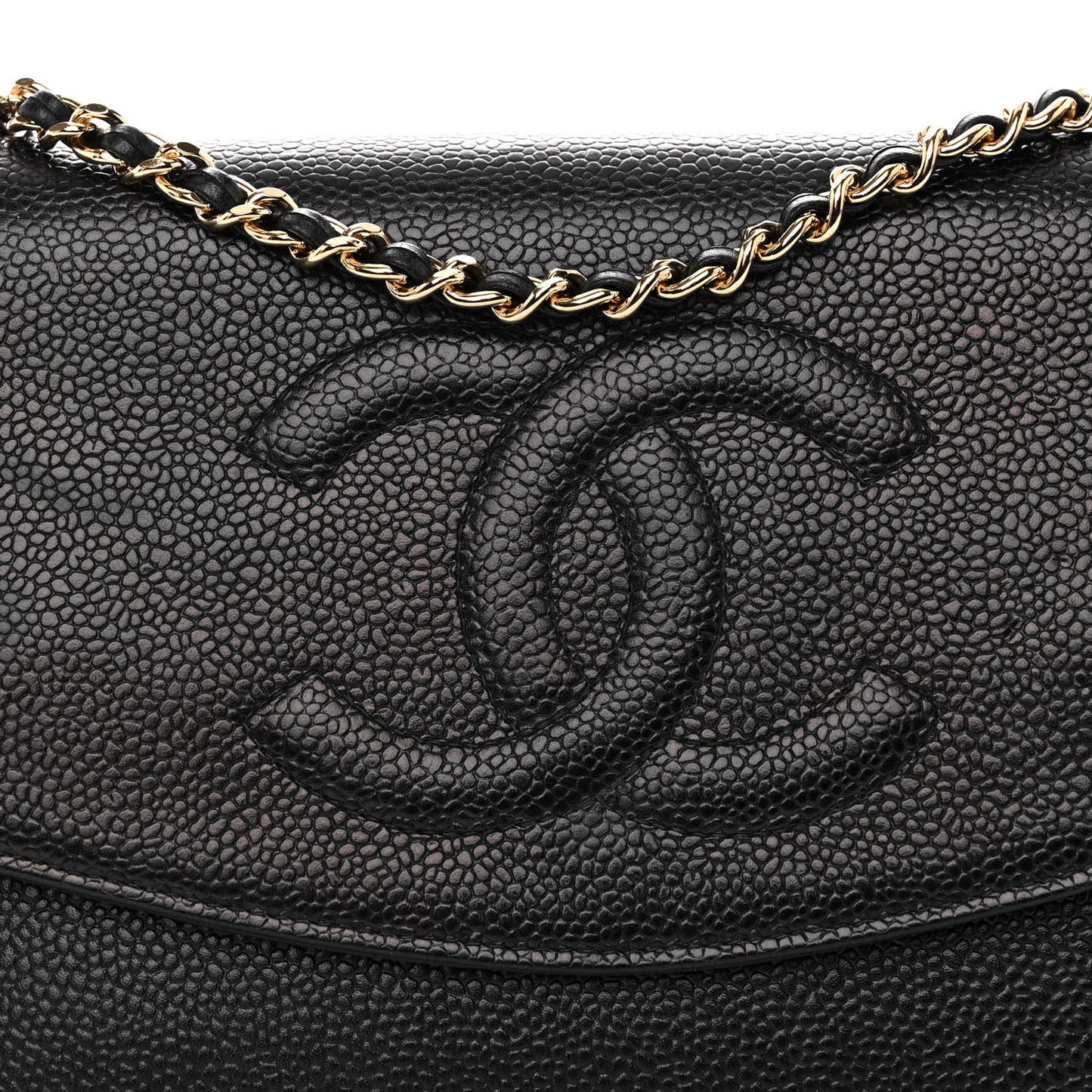 Caviar Timeless CC Wallet on Chain WOC Black