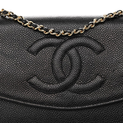 Chanel Caviar Timeless CC Wallet on Chain WOC Black 9 of 11