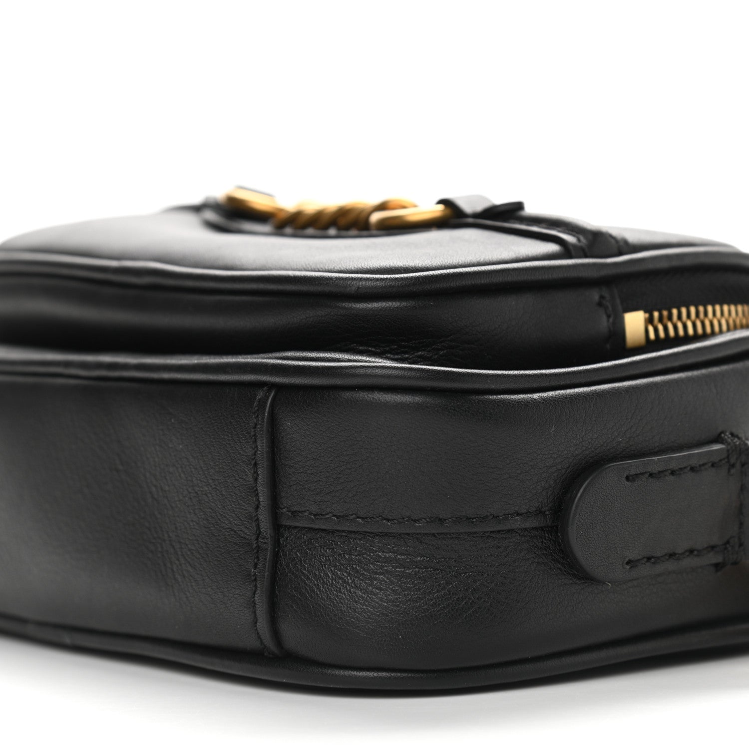 Burberry Smooth Calfskin 1983 Knight Check Link Camera Bag Black 8 of 8