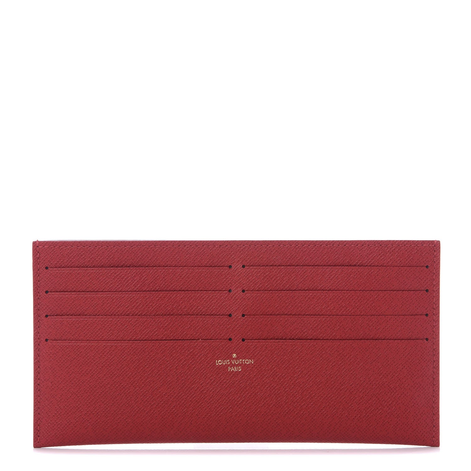 Louis Vuitton Calfskin Felicie Card Holder Insert Cherry 1 of 4