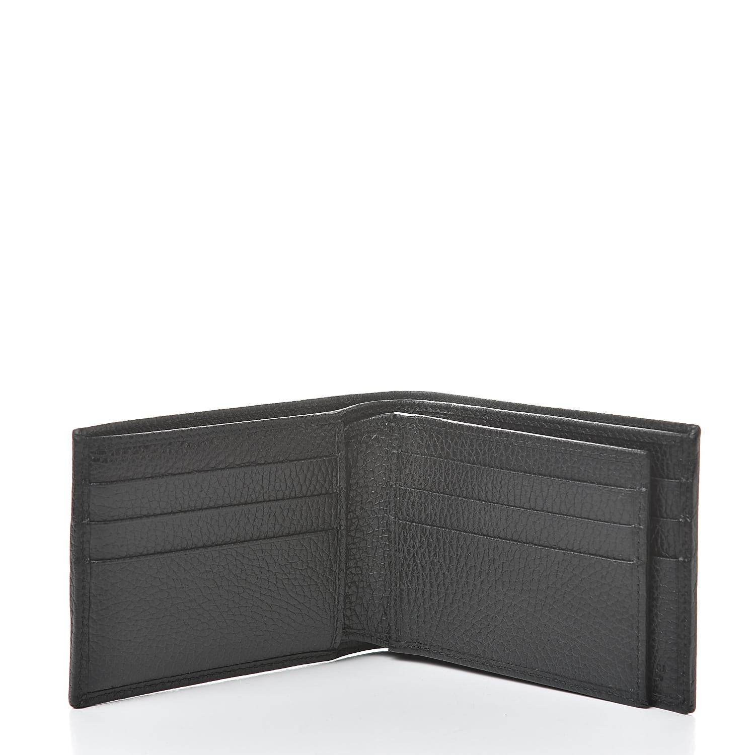 Gucci Nylon Monogram Bi-Fold Wallet Black 5 of 8