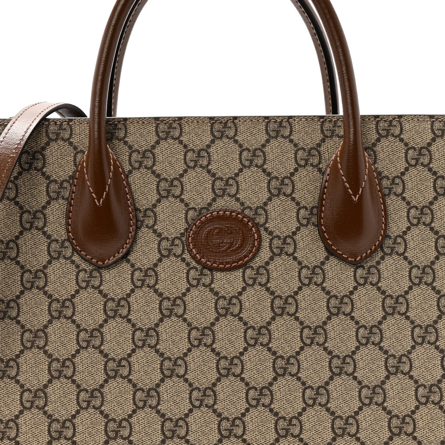 GUCCI バッグ Gucci GG Supreme Monogram Azalea Calfskin Small Retro Interlocking