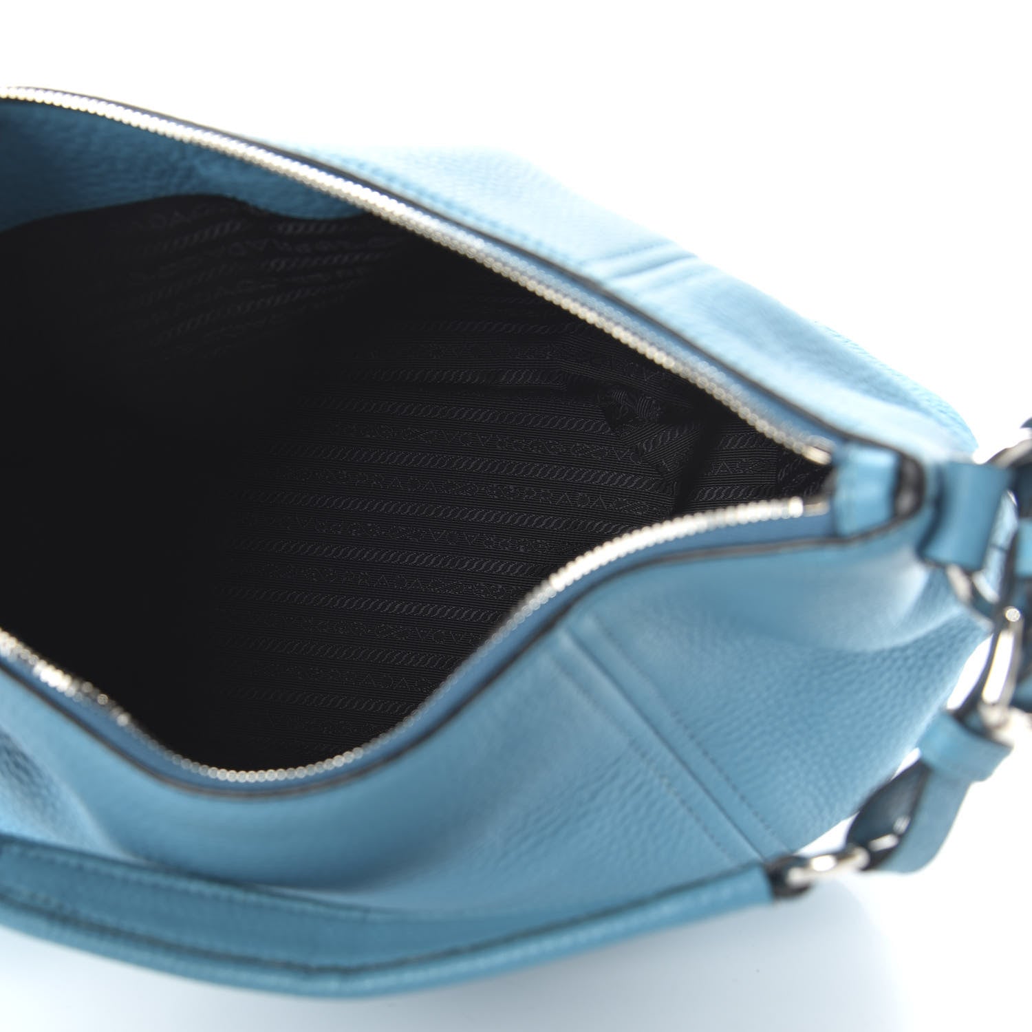Prada Vitello Phenix Hobo Turchese 5 of 9