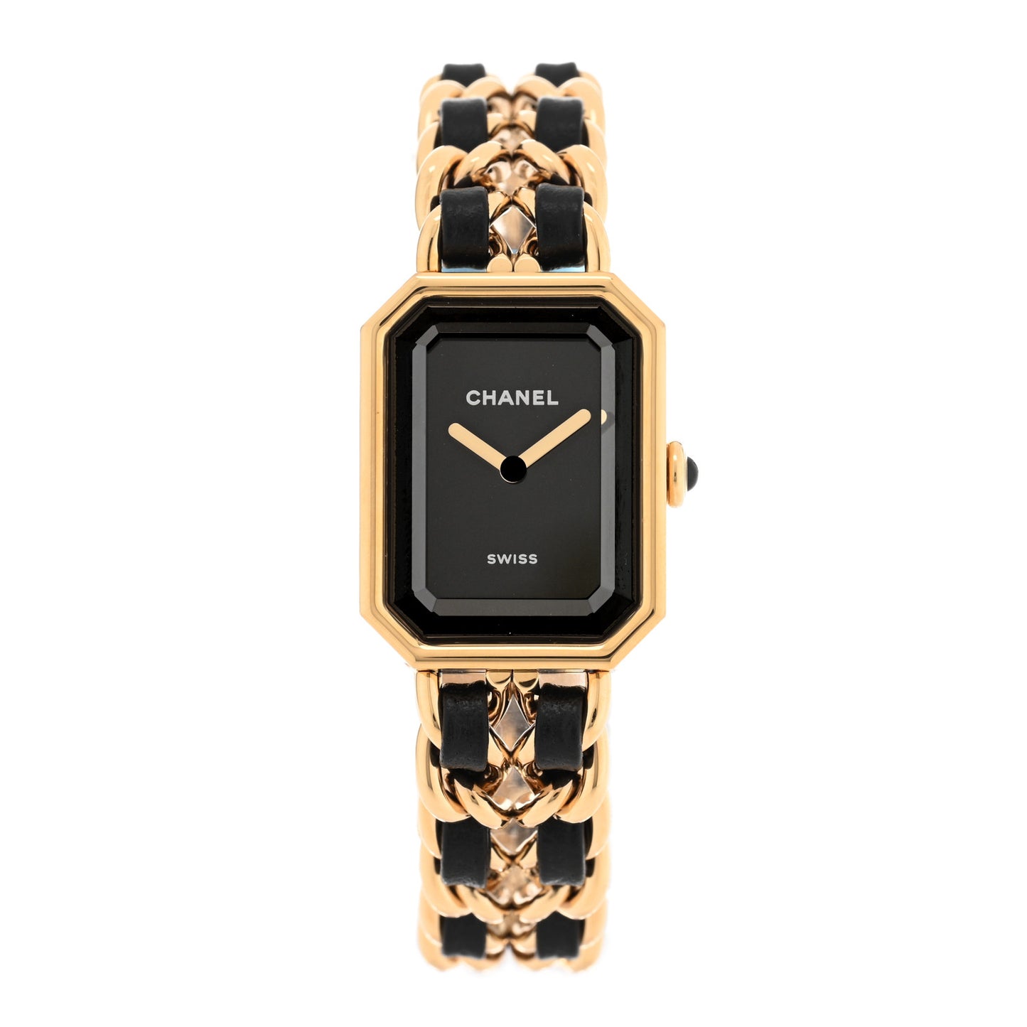 Stainless Steel Lambskin 20mm Chain Premiere Quartz Watch Gold M