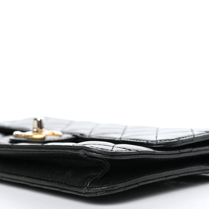 Chanel Lambskin Quilted Medium Crossing Times Flap Black 8 of 9