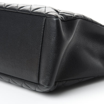 Chanel Caviar Quilted Grand Shopping Tote GST Black 7 of 9