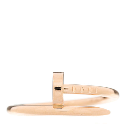 Cartier 18K Pink Gold Small Juste Un Clou Ring 51 5.75 1 of 5