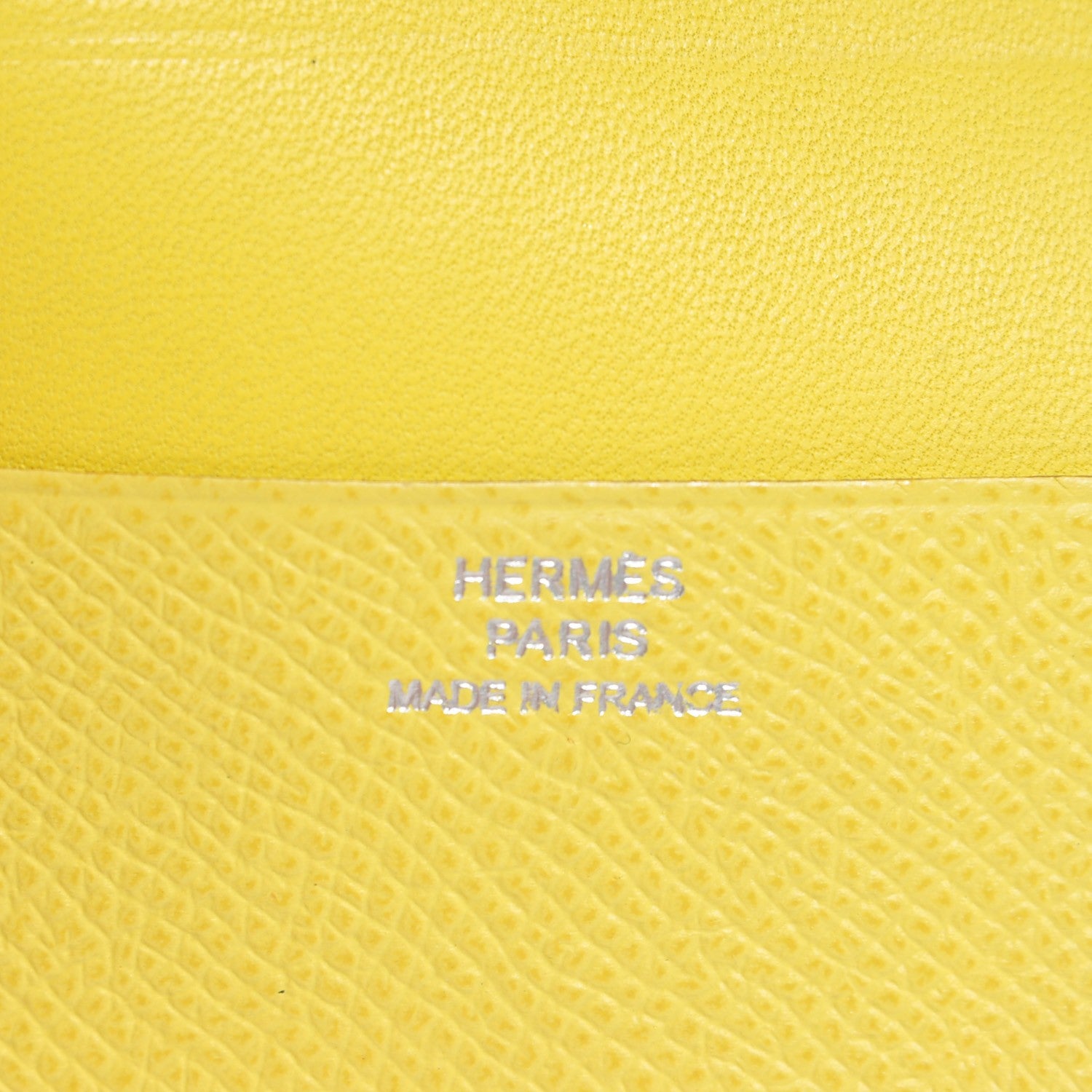 Hermes Epsom Guernesey Card Case Soufre 6 of 7