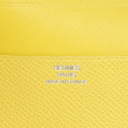 Hermes Epsom Guernesey Card Case Soufre 6 of 7
