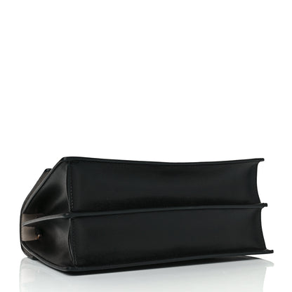 Fendi Vitello Liberty Bi-Color FF 1974 Embossed Kan U Shoulder Bag Black Maya 4 of 10