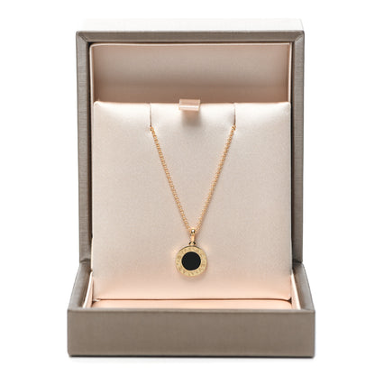 Bulgari 18K Yellow Gold Black Onyx BVLGARI BVLGARI Pendant Necklace 6 of 6