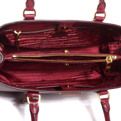 Prada Saffiano Lux Medium Tote Cherry 6 of 14