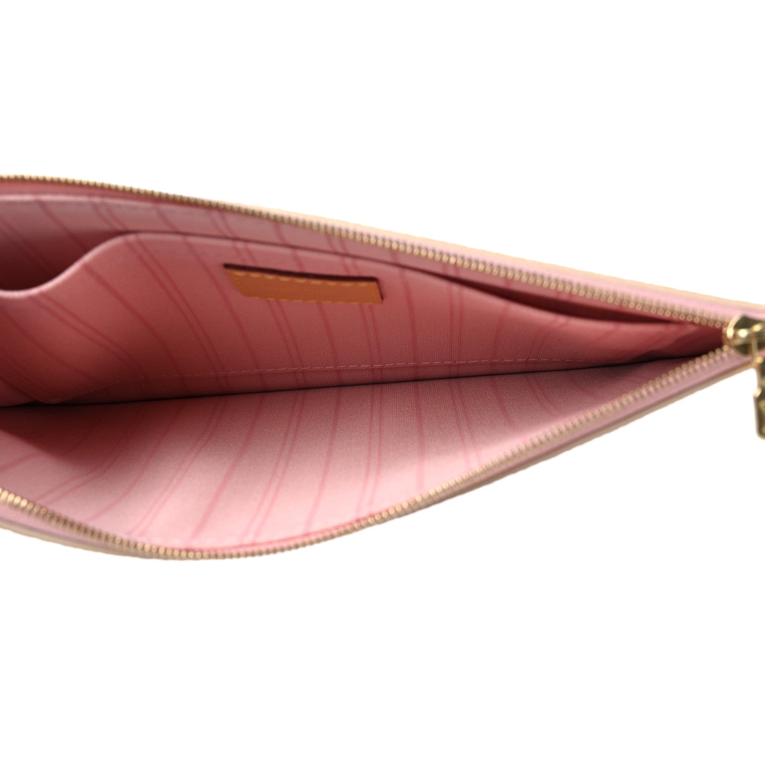Louis Vuitton Damier Azur Neverfull MM GM Pochette Rose Ballerine 5 of 8