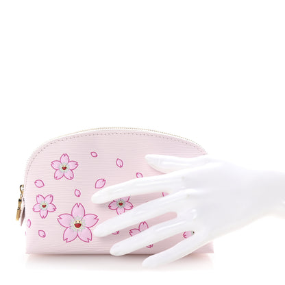 Louis Vuitton LV X TM Epi Cherry Blossom Cosmetic Pouch Pink 2 of 6