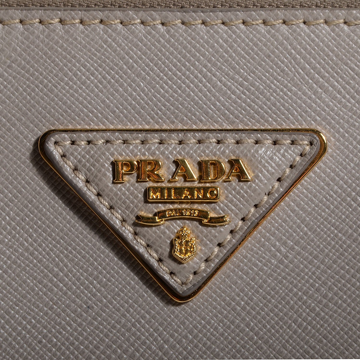 Prada Saffiano Lux Large Double Zip Tote Pomice 2 of 10
