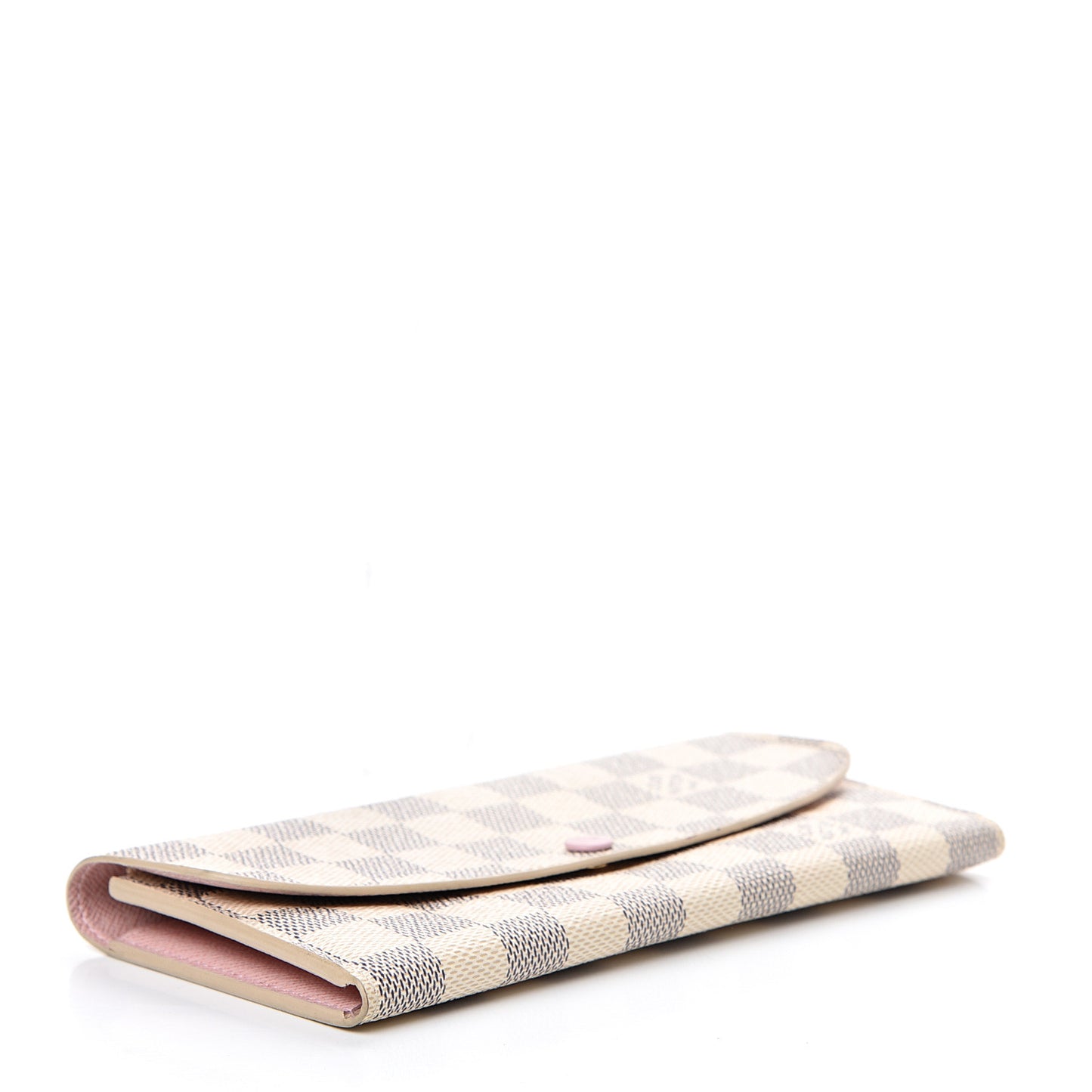 Damier Azur Emilie Wallet Rose Ballerine