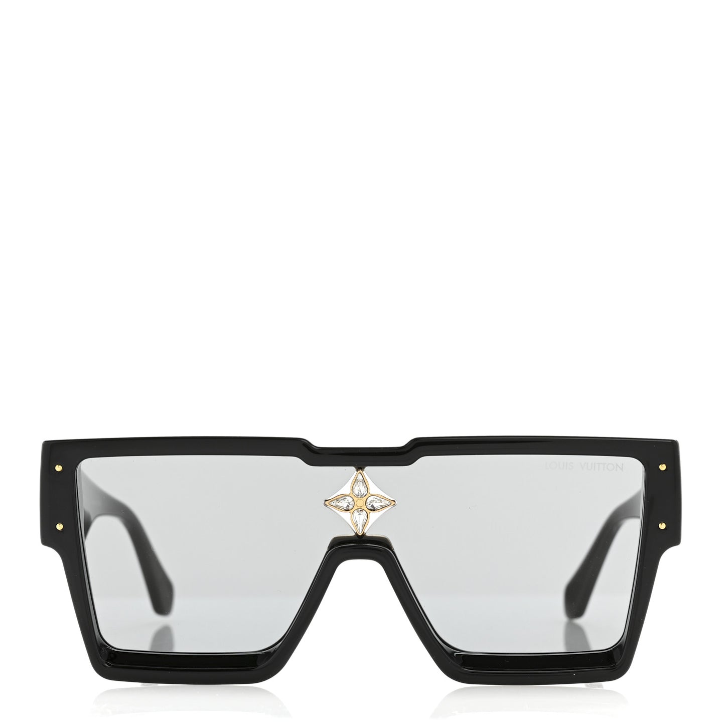Acetate Swarovski Crystal Cyclone Sunglasses Z1578W Black