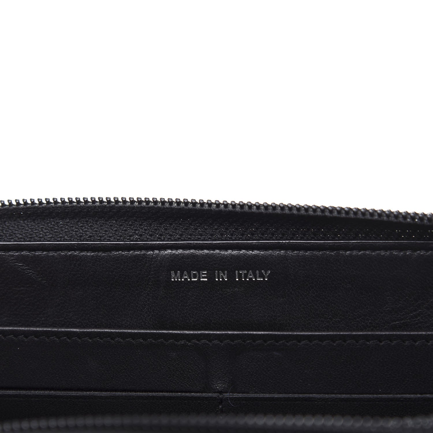 Chanel Lambskin Quilted Boy Zip Around Wallet Black 7 of 10