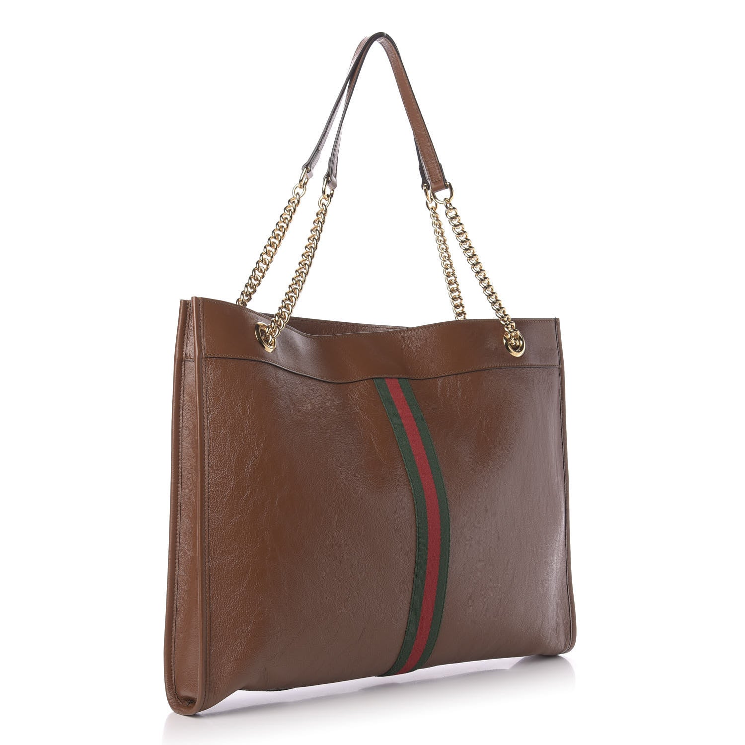 Gucci Calfskin Large Rajah Chain Tote Cuir 5 of 12
