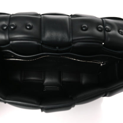 Bottega Veneta Lambskin Maxi Intreccio Padded Chain Cassette Crossbody Bag Black 5 of 8