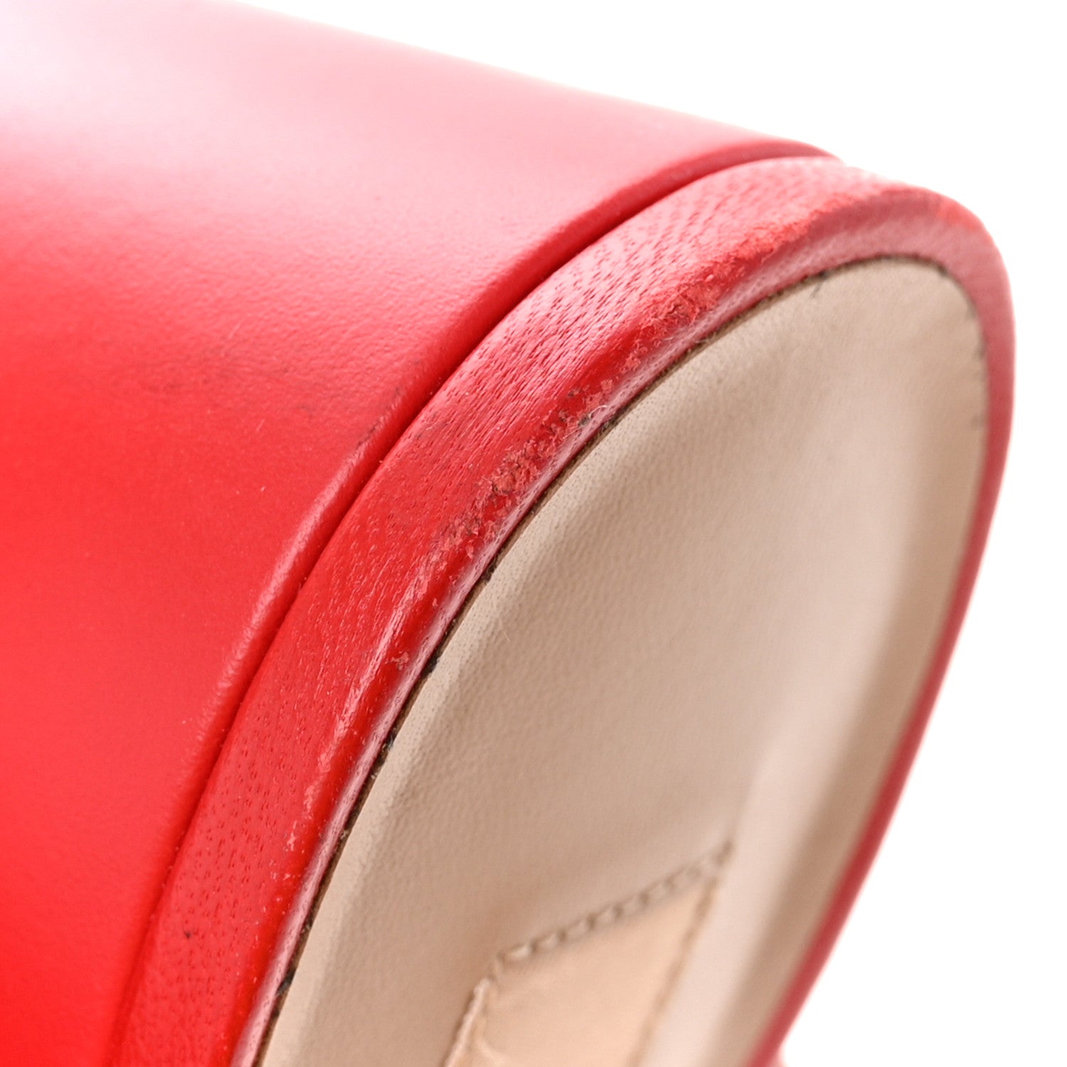 Valentino Garavani Calfskin Nappa Rockstud 60mm Caged Slide Sandals 41 Rosso Valentino 12 of 12