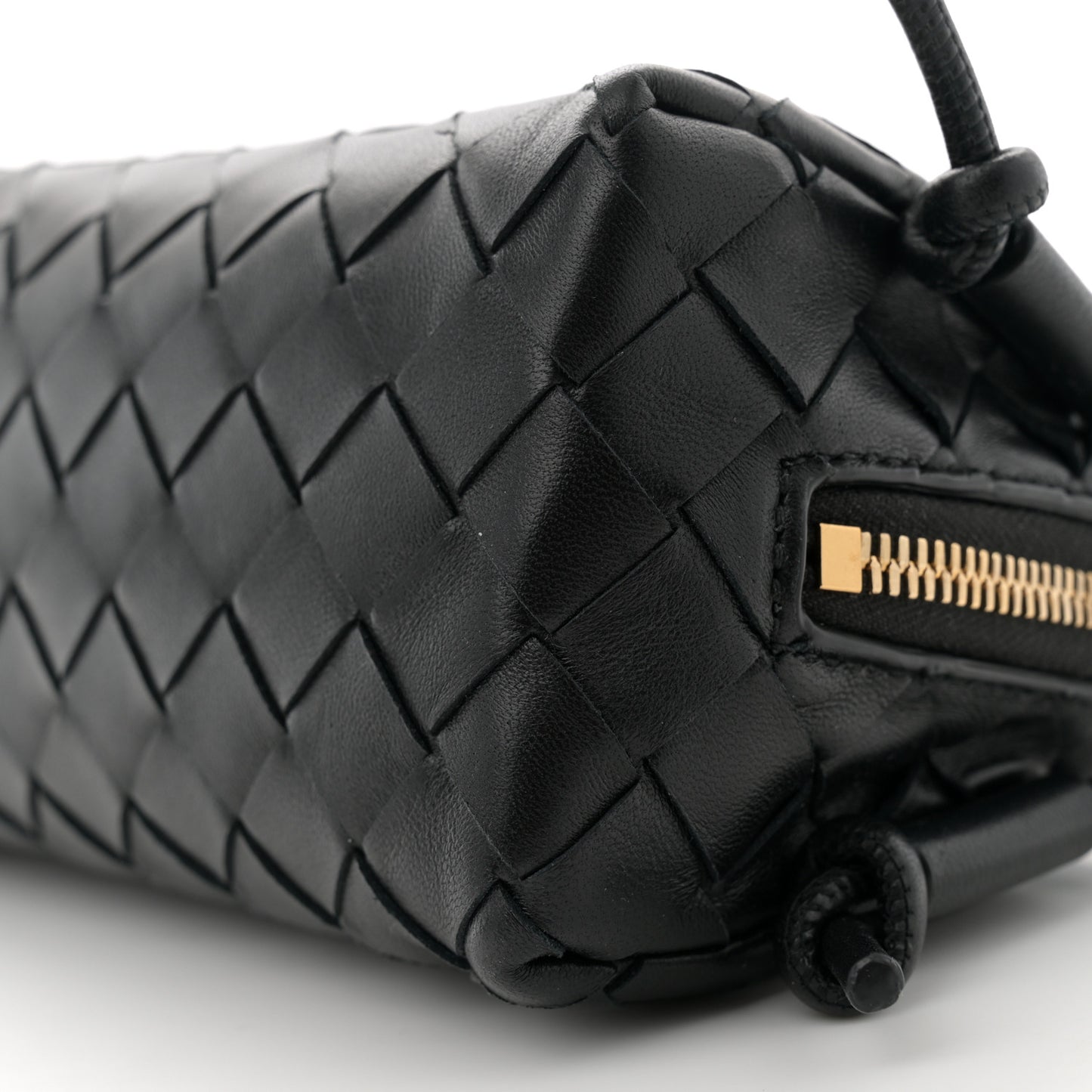 Nappa Intrecciato Concert Pouch Black
