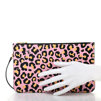 Louis Vuitton Monogram Giant Wild At Heart Neverfull MM Pochette Black 2 of 6
