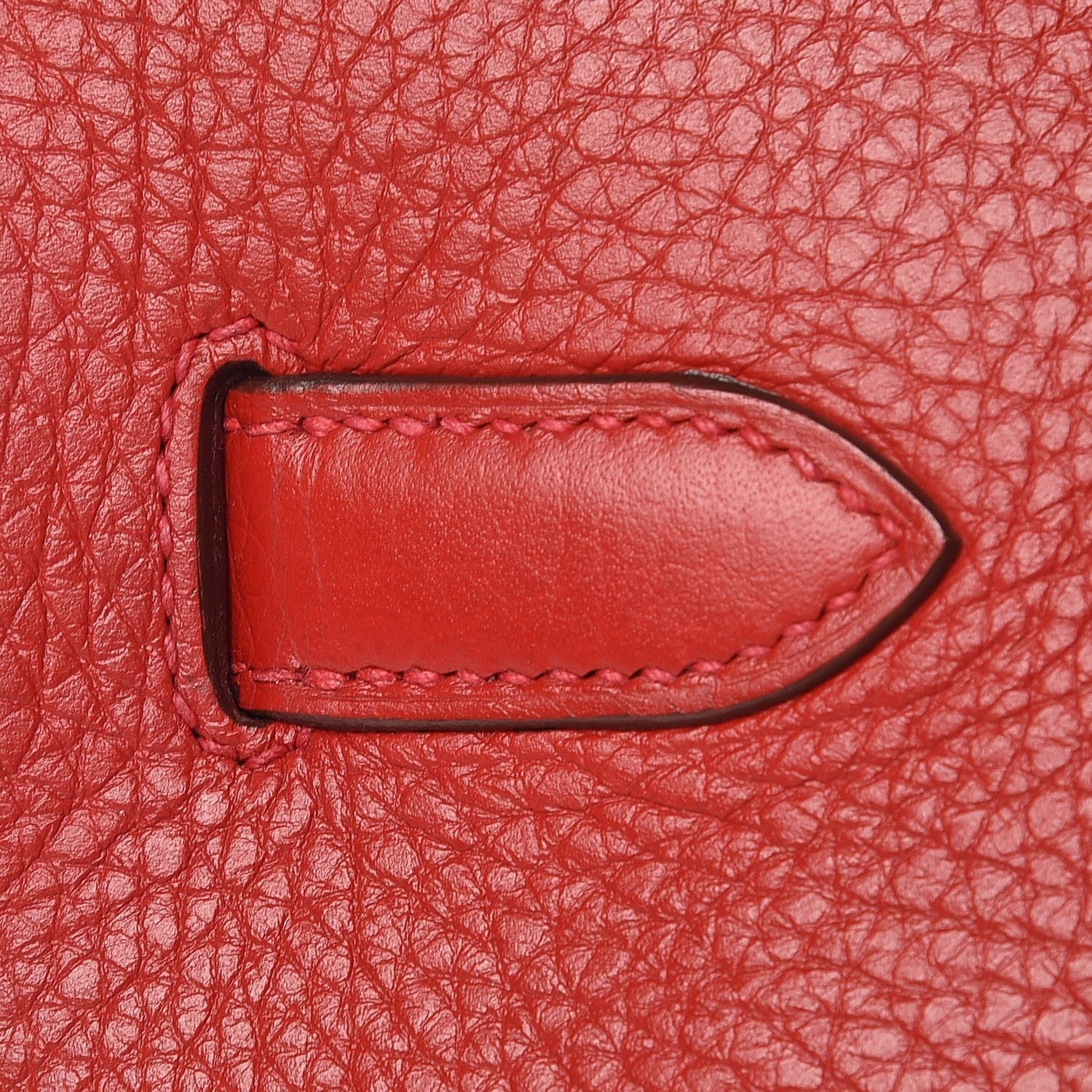 Hermes Taurillon Clemence Birkin 35 Rouge Casaque 12 of 36