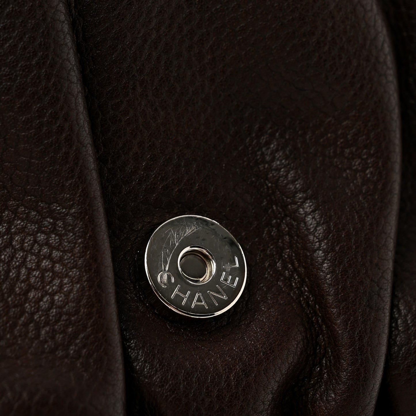 Caviar Half Moon Wallet On Chain WOC Brown
