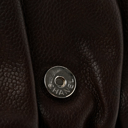 Chanel Caviar Half Moon Wallet On Chain WOC Brown 12 of 13