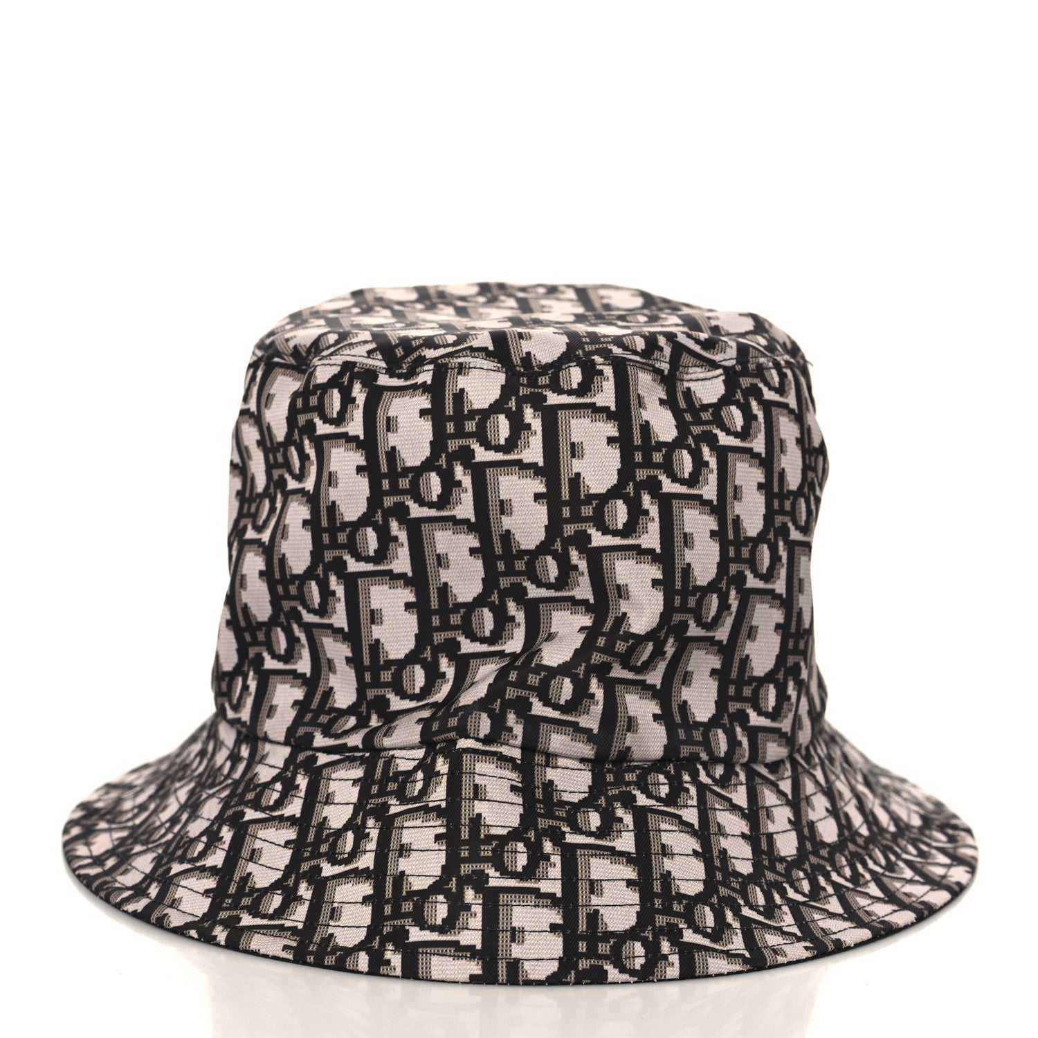 Christian Dior Oblique Reversible Teddy-D Brim Bucket Hat 57 Black 9 of 12