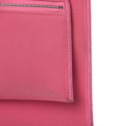 Hermes Vache Hunter Toile Herbag Zip 31 PM Rose Lipstick 14 of 18