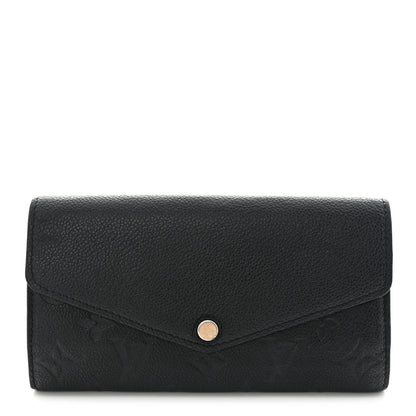 Louis Vuitton Empreinte Sarah Wallet NM Black 1 of 11