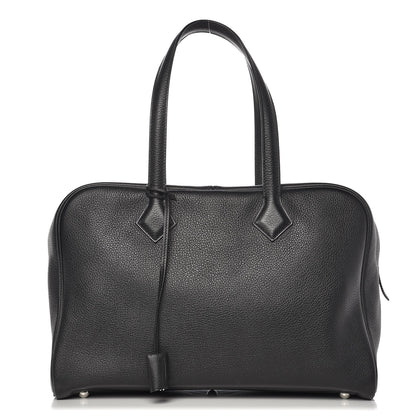 Hermes Taurillon Clemence Victoria II 35 Black 1 of 8