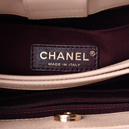 Chanel Grained Calfskin Mini Neo Executive Shopper Tote Light Beige 6 of 14
