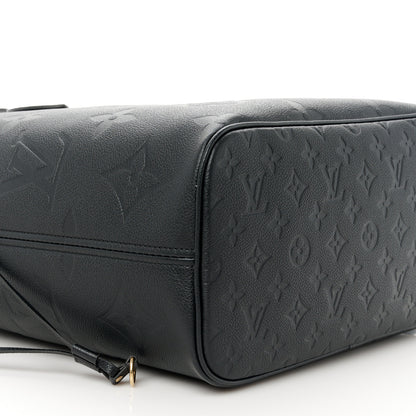 Louis Vuitton Empreinte Monogram Giant Neverfull MM Black 10 of 11