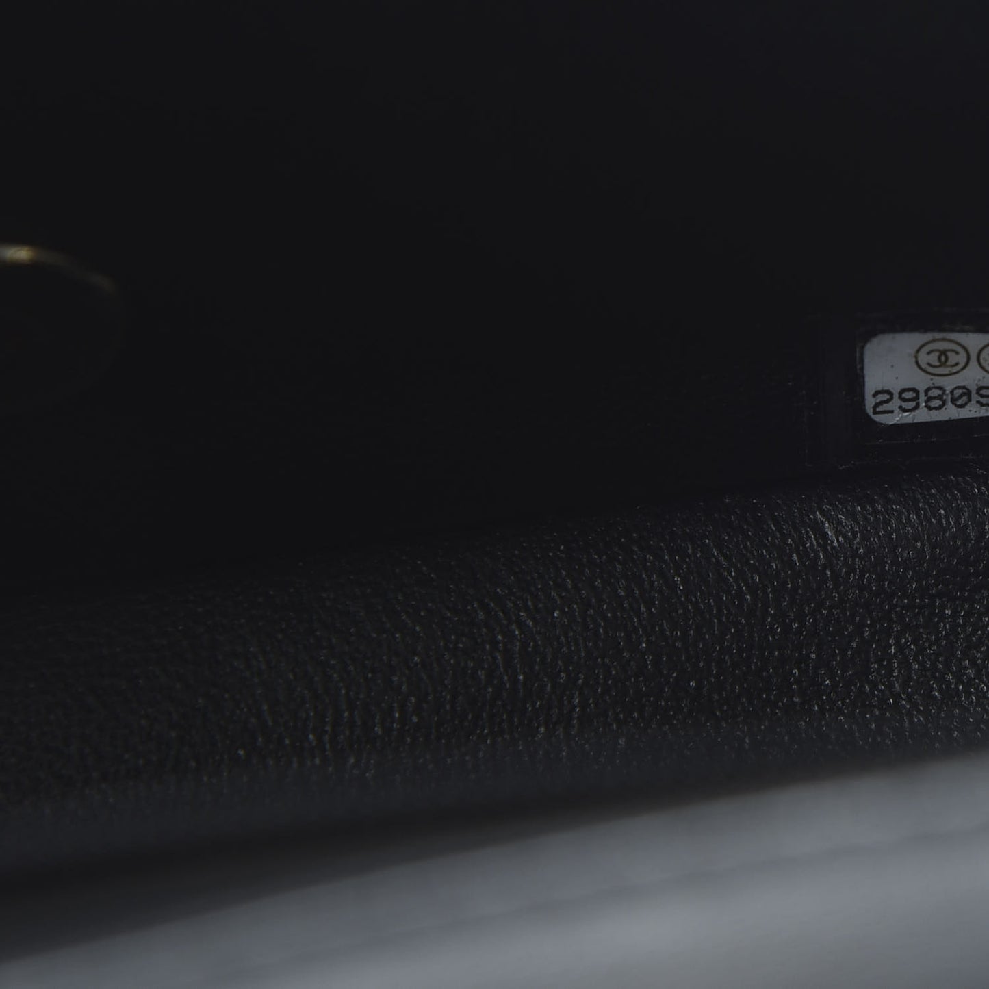 Lambskin Quilted Mini Square Flap Black