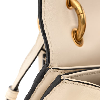 Gucci Calfskin Sylvie Web Small Queen Margaret Top Handle Bag White 17 of 18