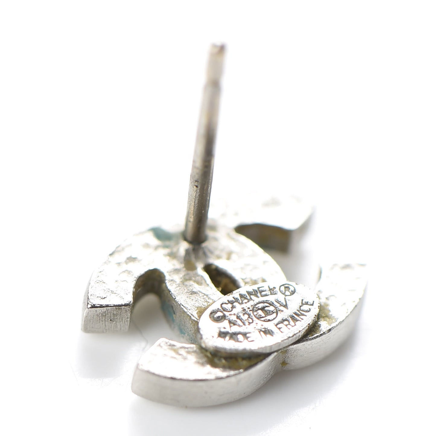 Crystal Timeless CC Earrings Silver