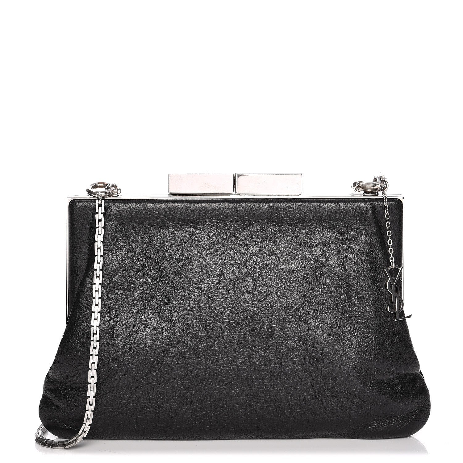 Saint Laurent Lambskin Small Bijoux Bag Black 1 of 7